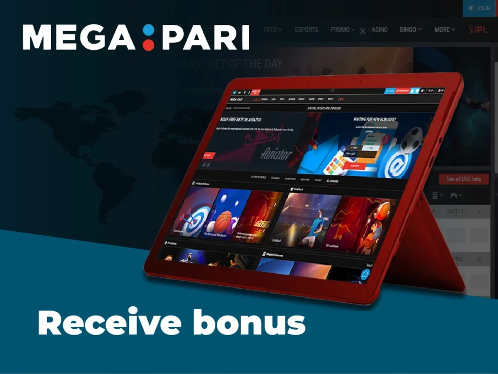 Short instructions on how to get a welcome bonus for betting on casino sports games to new players from India and Bangladesh