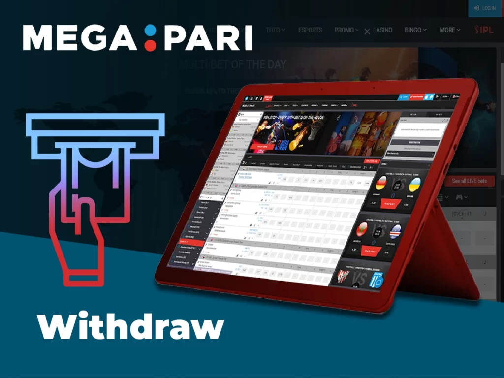 Step-by-step instructions on how players can withdraw their winnings