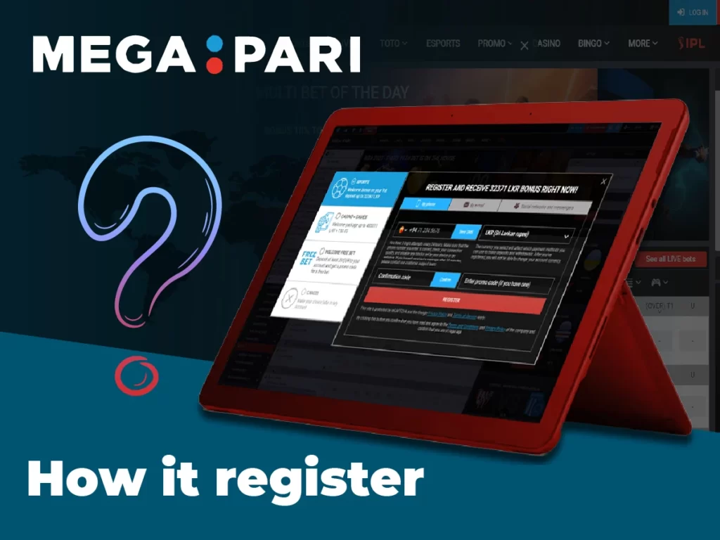 Explanation of the registration procedure