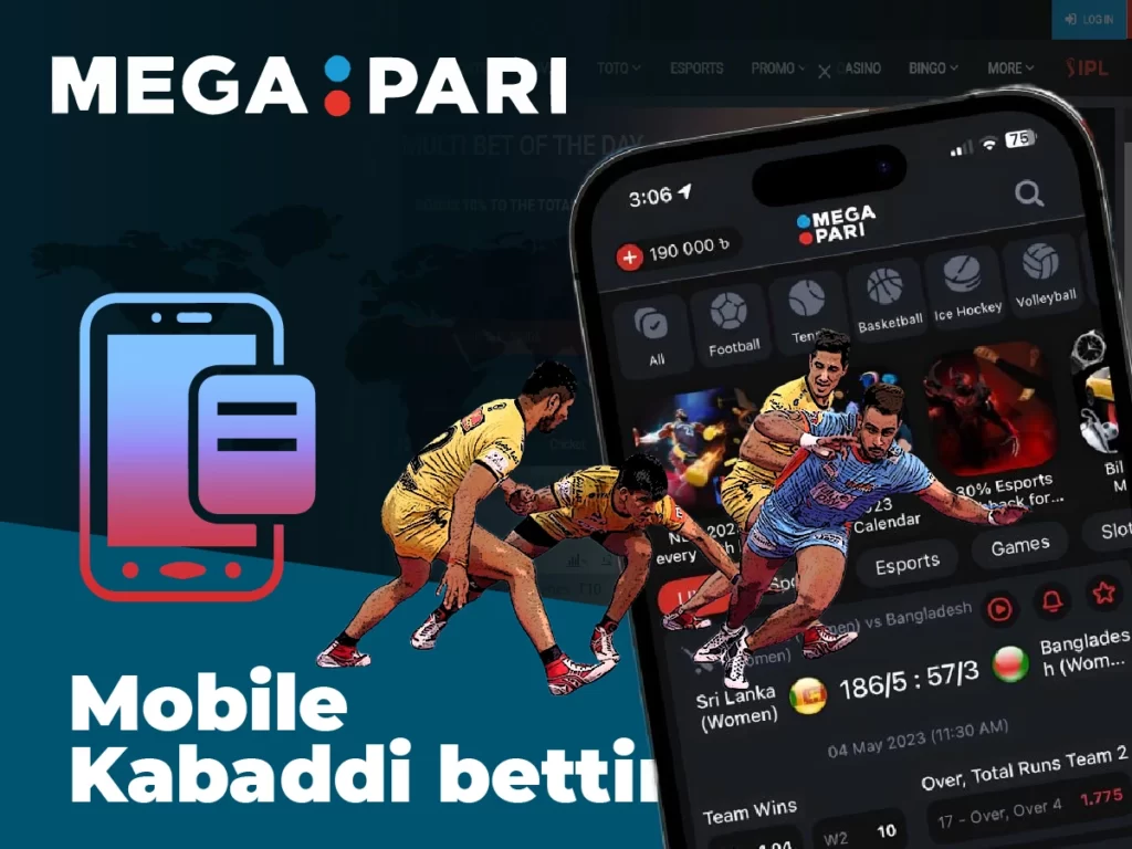 List of advantages of betting on kabaddi with mobile app 
