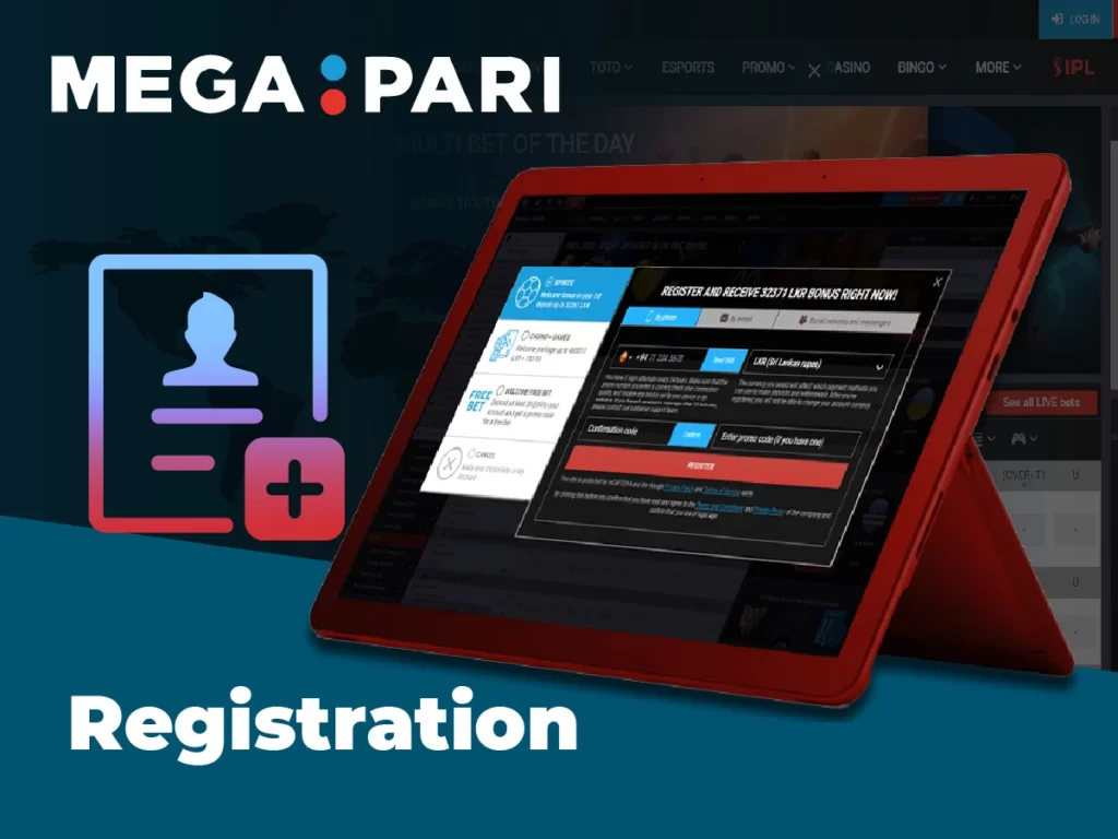 Brief information on why you need to register with Megapari