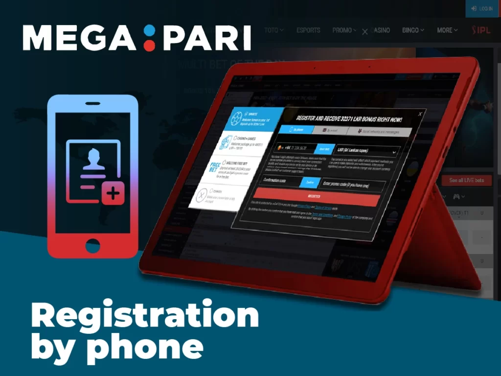 Detailed instructions on how to create an account using your mobile device