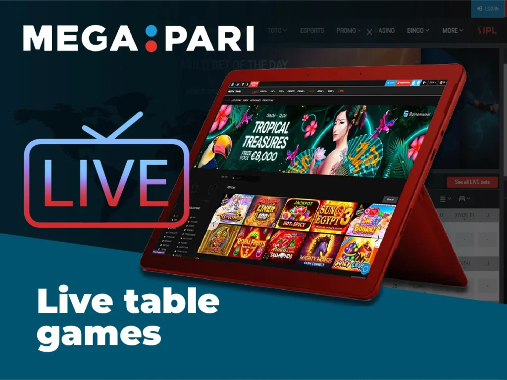 List of live dealer games that can be played in casinos