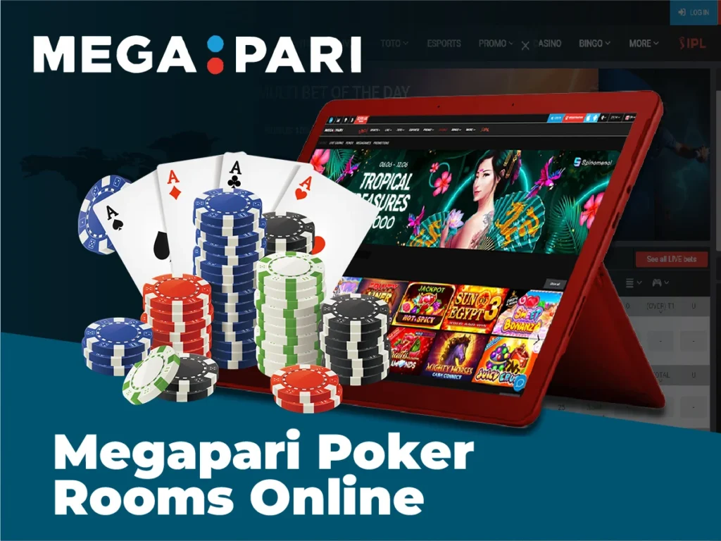 Login to the poker section of Megapari online casino
